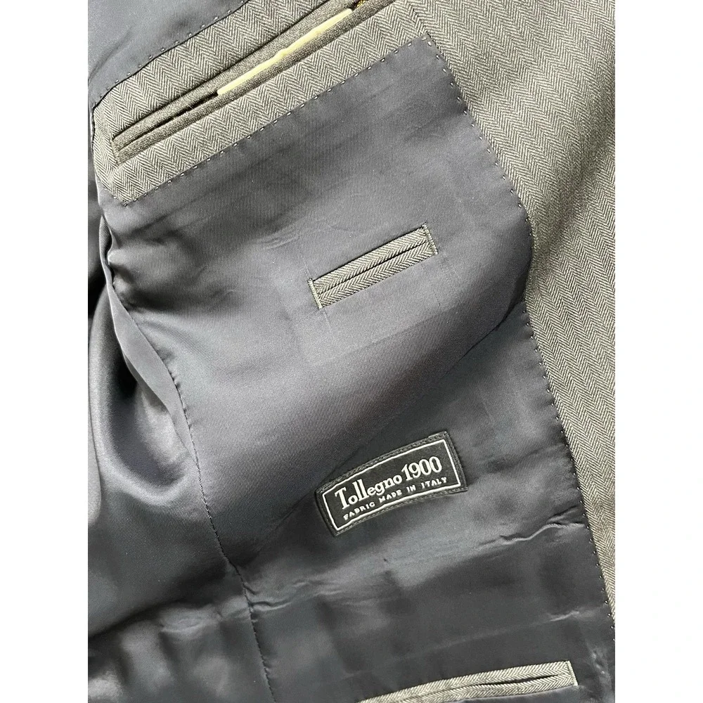 J Crew Ludlow Blazer Men 38R Gray Italian Wool‎ Preppy Classic Jacket Suit Coat
